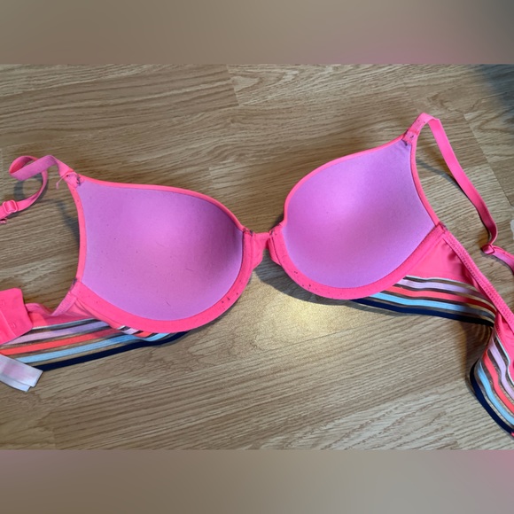 Pink push up wire bra - Picture 3 of 3